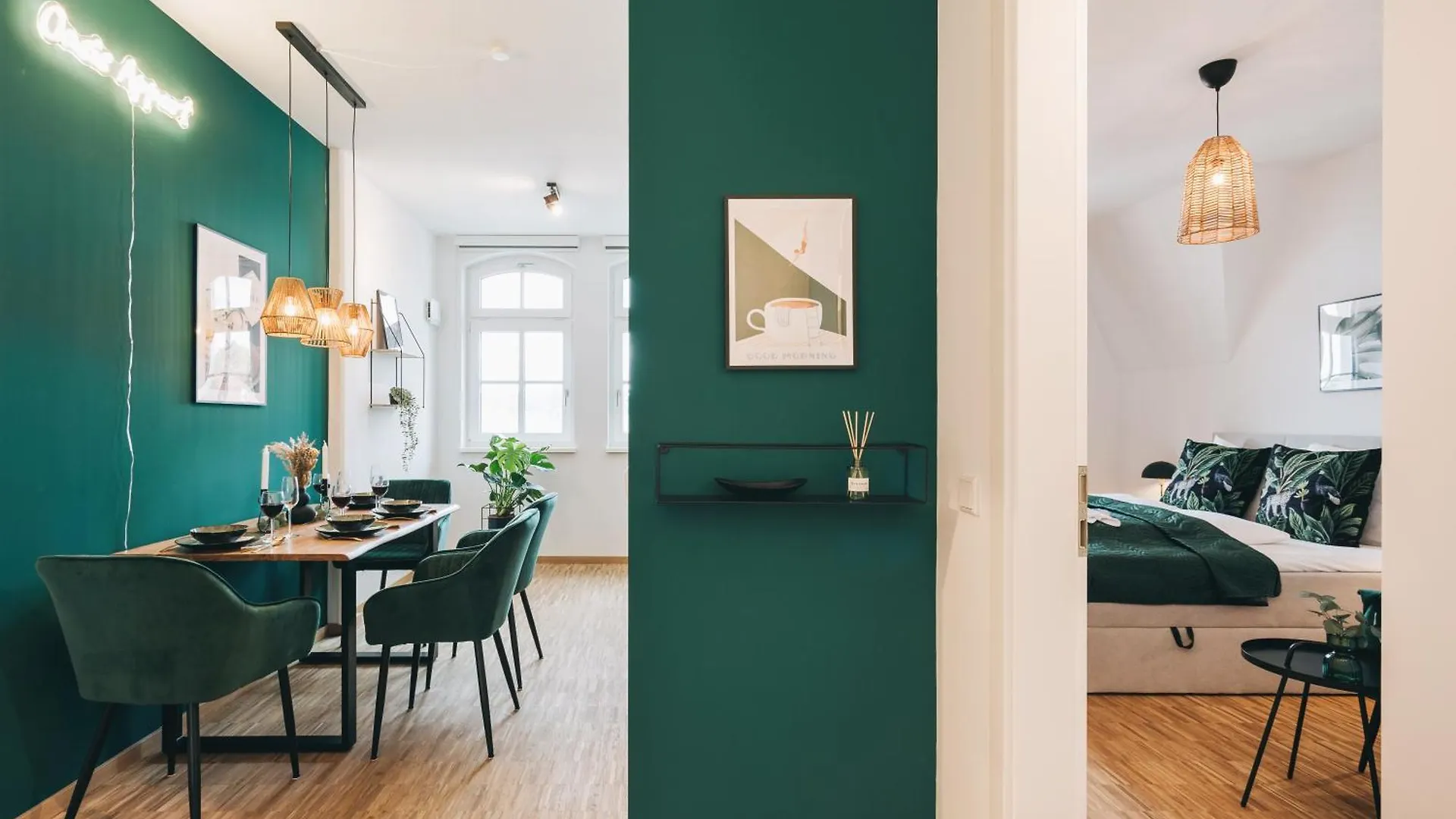 Oasis Appart - Wohnen In Dresden - Netflix - Tiefgarage - Dachterrasse 0*,