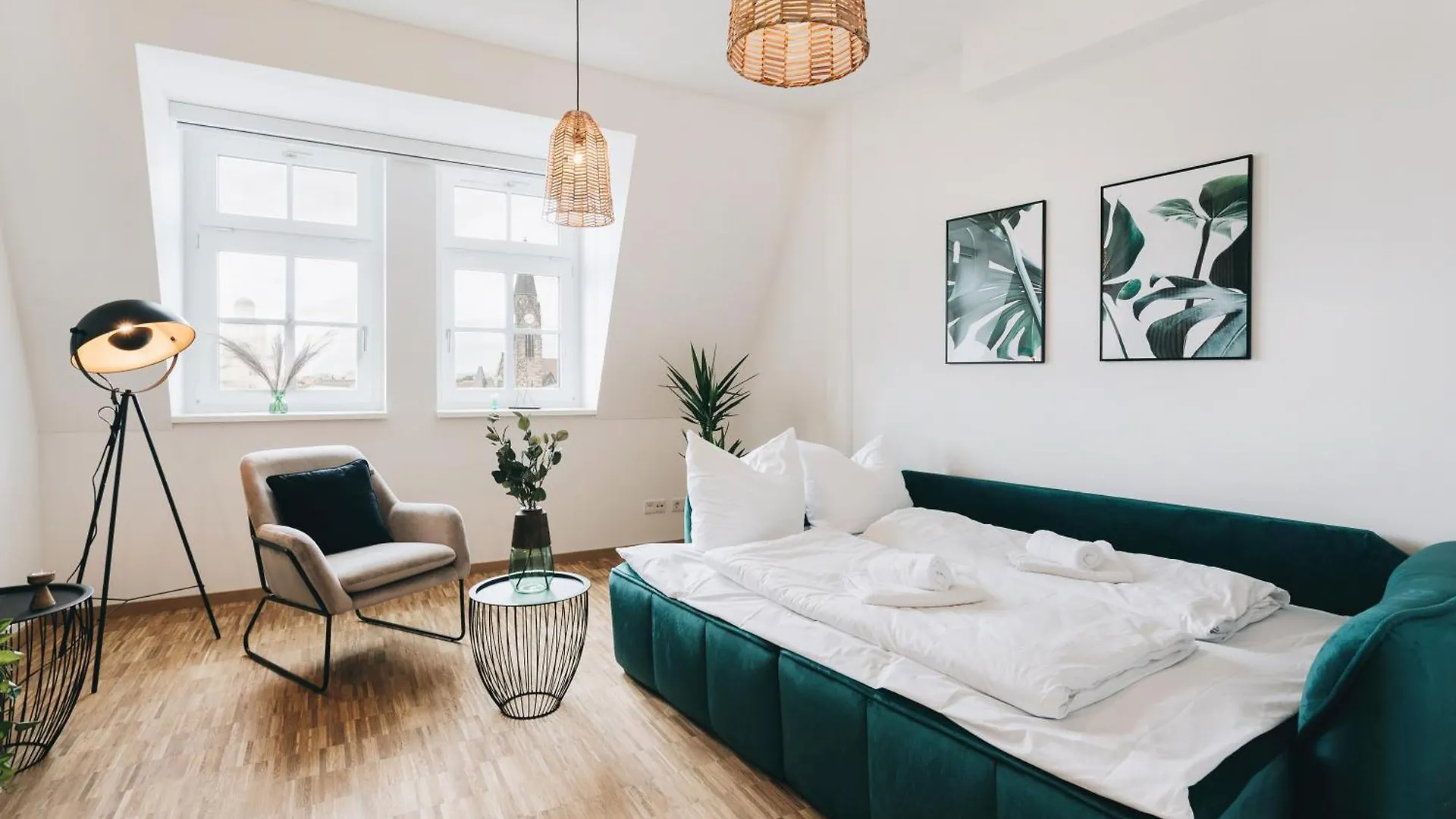 Apartament Oasis Appart - Wohnen In Dresden - Netflix - Tiefgarage - Dachterrasse Niemcy